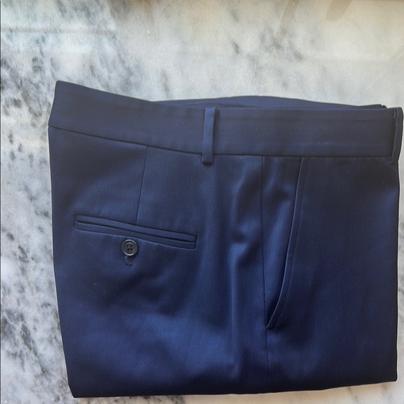 Ralph Lauren Black Label Navy Straight Leg Pants | 4 - Picture 6 of 6